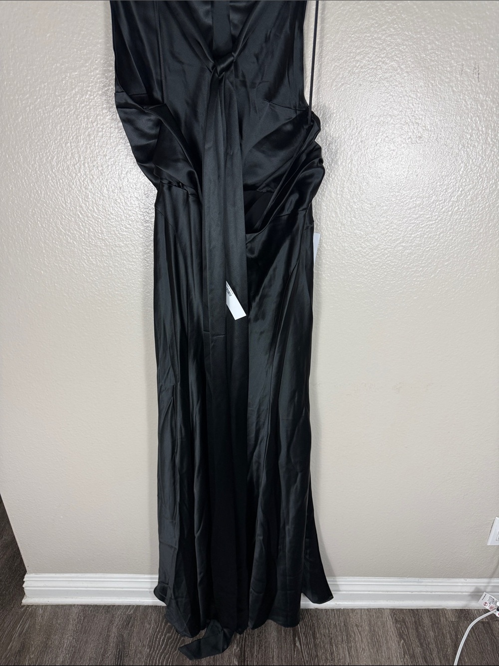 MISHA The Cameron Satin Dress Black - Picture 8 of 10